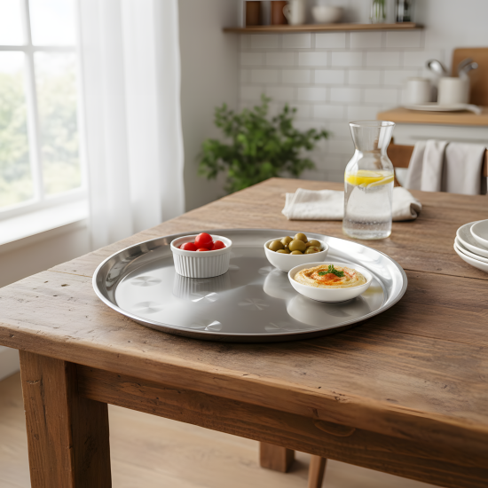 Stainless Steel Tray 45 cm 